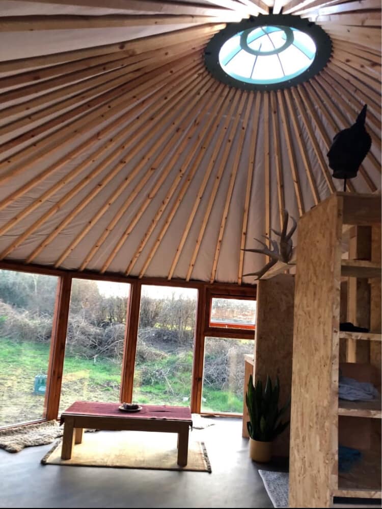 Yurt home interior
